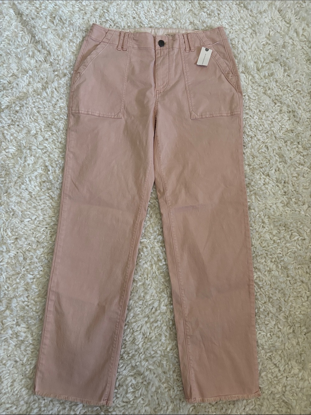 NWT Pilcro by Anthropologie Pink Straight-Leg Women's Chinos